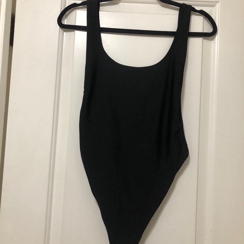 aerie Black One-Piece Swimsuit